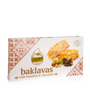 baklava with chocolate